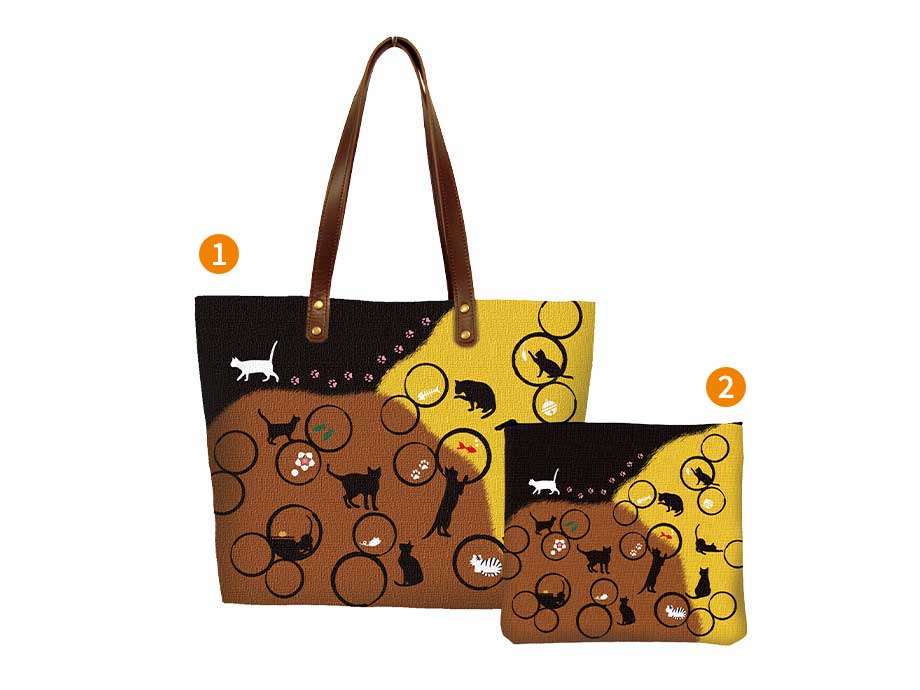 三毛猫バッグ＆ポーチ