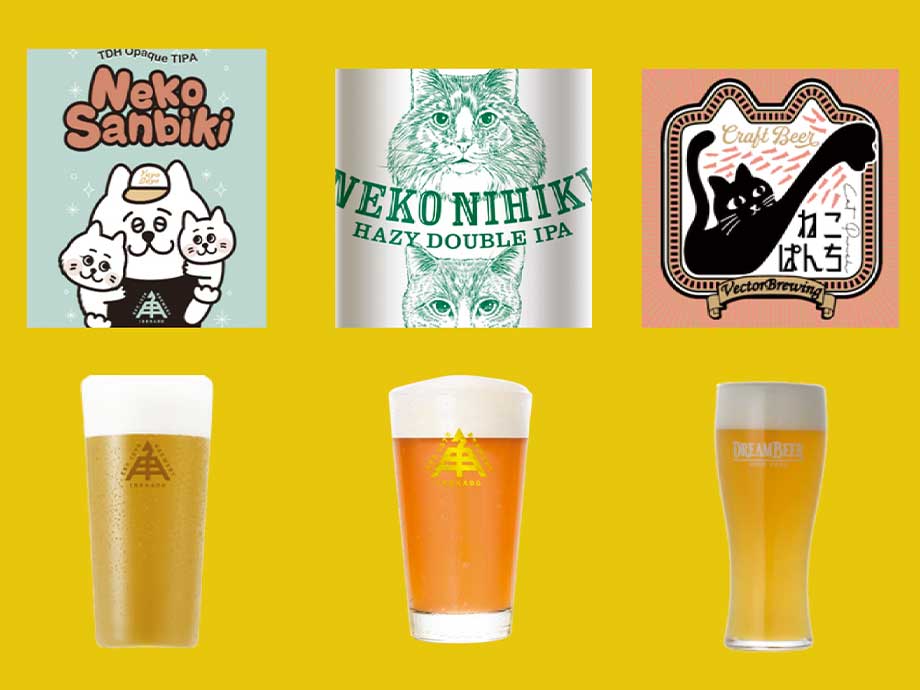 ねこ×樽生ビール ～3種飲み比べセット～